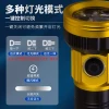 Cross-border new product: Pailide Strong Light multi-functional flashlight, aluminum alloy flashing white laser flashlight, 3+1 cap clip lamp details Picture